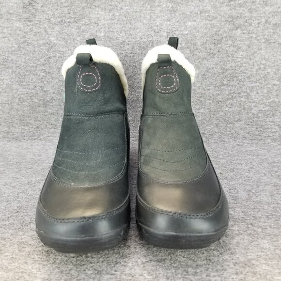 Merrell Sulis Black Leather Waterproof Insulated Winter Boots Women 7.5 DISCOLOR - Picture 6 of 12